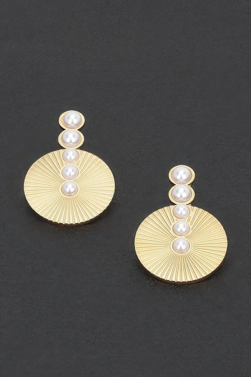 Faux Pearl Vintage Earring